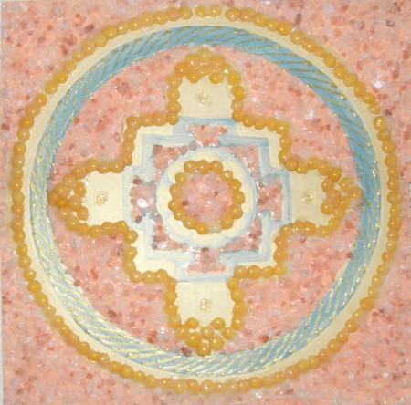 Mandala zhmotňovania 20x20 cm