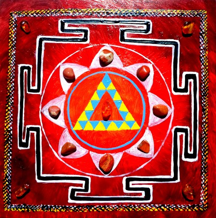 Mandala rozhodnosti 20x20 cm