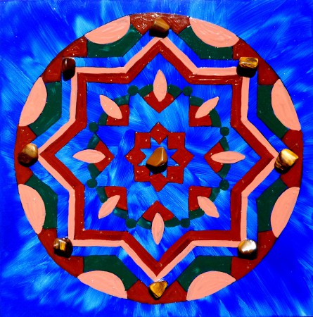 Mandala uznania vlastnej autority 20x20 cm