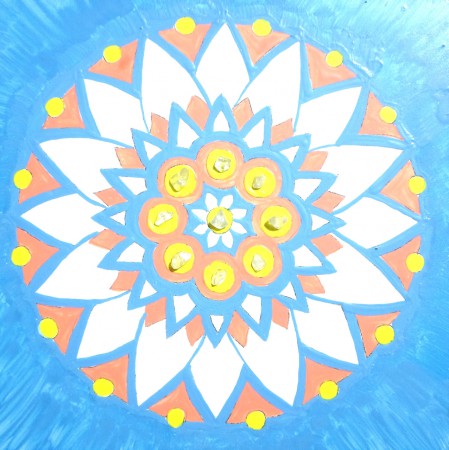 Mandala vnútorného naplnenia 20x20 cm