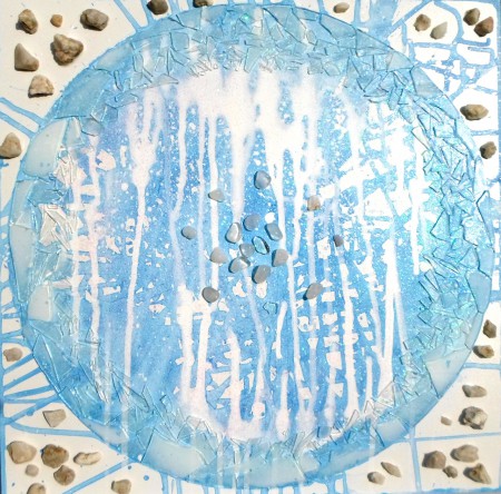 Mandala múdrosti vody 40x40 cm