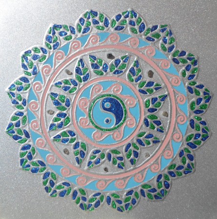 Mandala uznania autority svojho srdca 30x30 cm