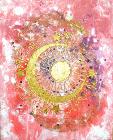 Mandala jednoty 40x50 cm